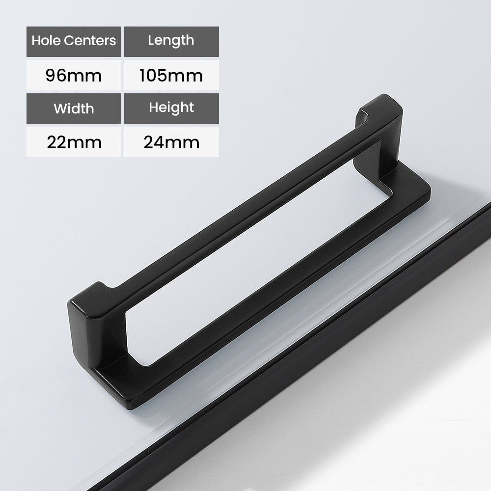 Modern Rectangular Frame Cupboard & Drawer Handles