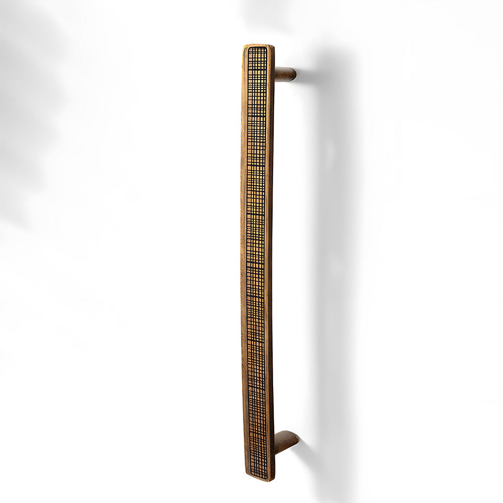 Modern Rectangular Knurled Cabinet Handles & Round Knobs