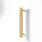 Modern Rectangular Knurled Cabinet Handles & Round Knobs
