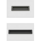 Modern Rectangular Recessed Cupboard Handles