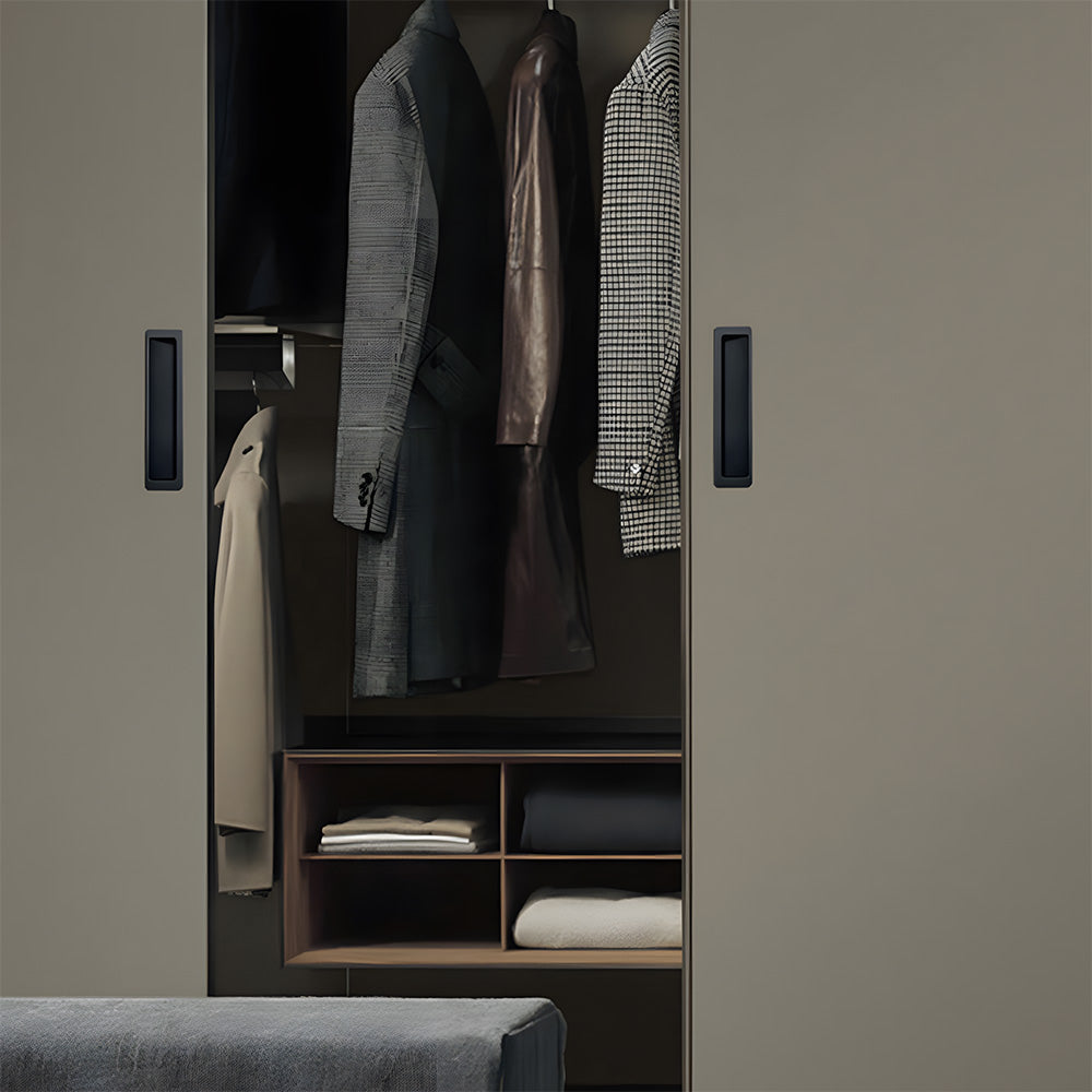 Modern Rectangular Recessed Cupboard Handles