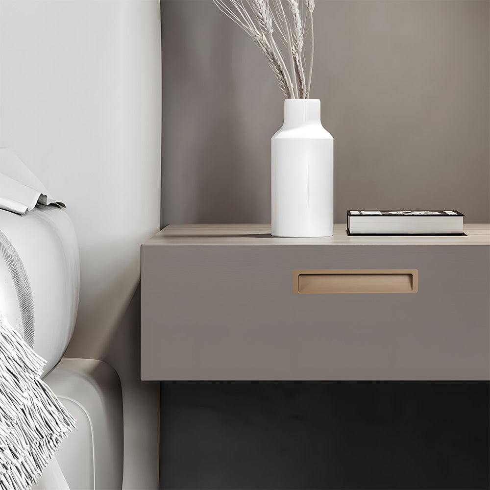Modern Rectangular Recessed Cupboard Handles