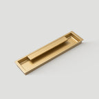 Modern Rectangular Recessed Cupboard Handles with Sliding Grip