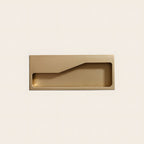 Modern Rectangular Recessed Drawer Handles