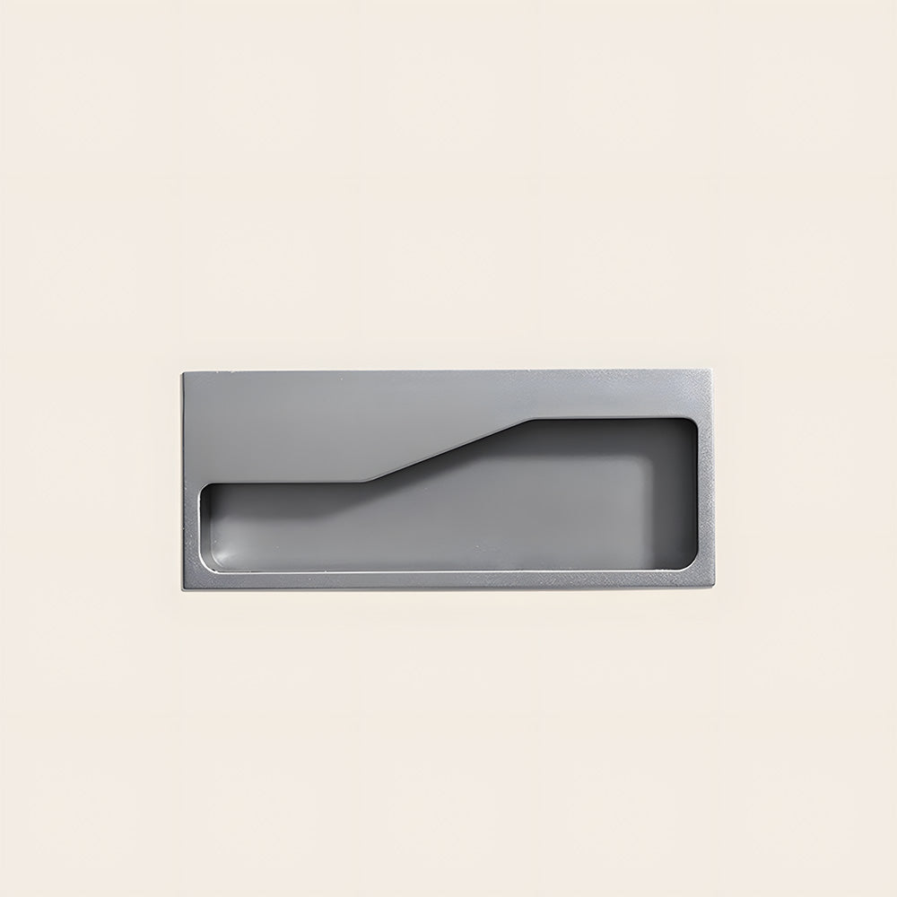 Modern Rectangular Recessed Drawer Handles