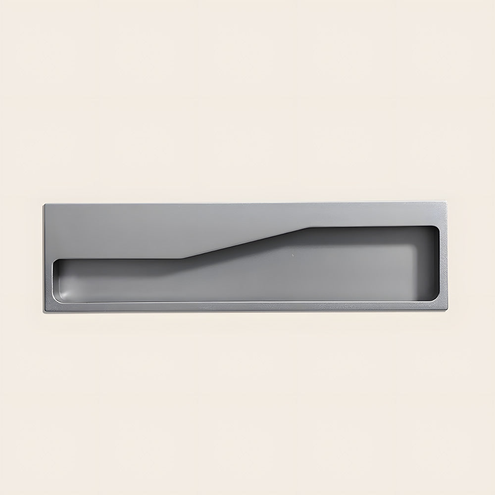 Modern Rectangular Recessed Drawer Handles