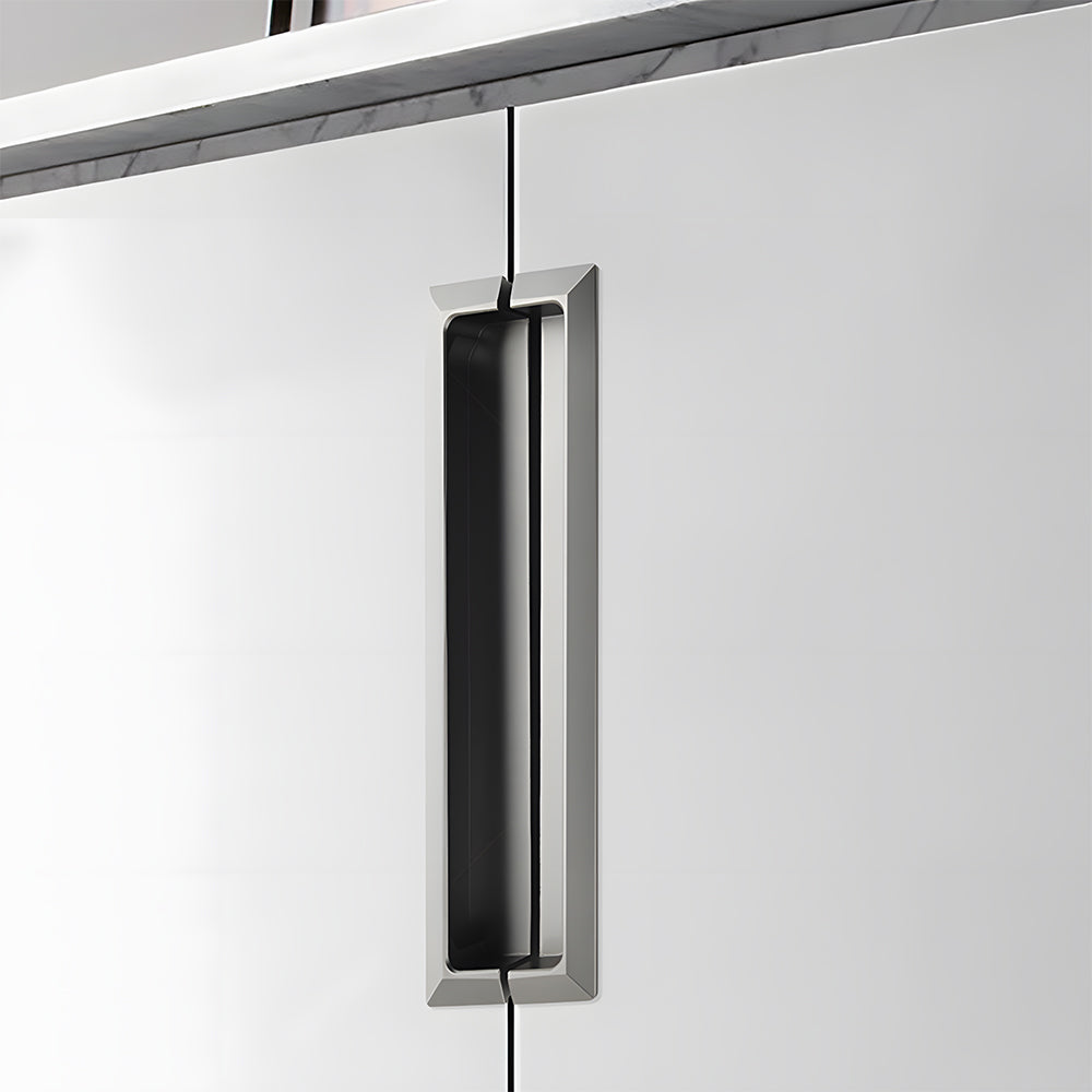 Modern Rectangular Recessed Finger Pull Handles