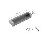 Modern Rectangular Recessed Finger Pull Handles
