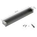 Modern Rectangular Recessed Finger Pull Handles