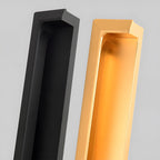 Modern Rectangular Recessed Finger Pull Handles