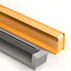 Modern Rectangular Recessed Finger Pull Handles