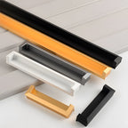 Modern Rectangular Recessed Finger Pull Handles