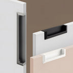 Modern Rectangular Recessed Finger Pull Handles