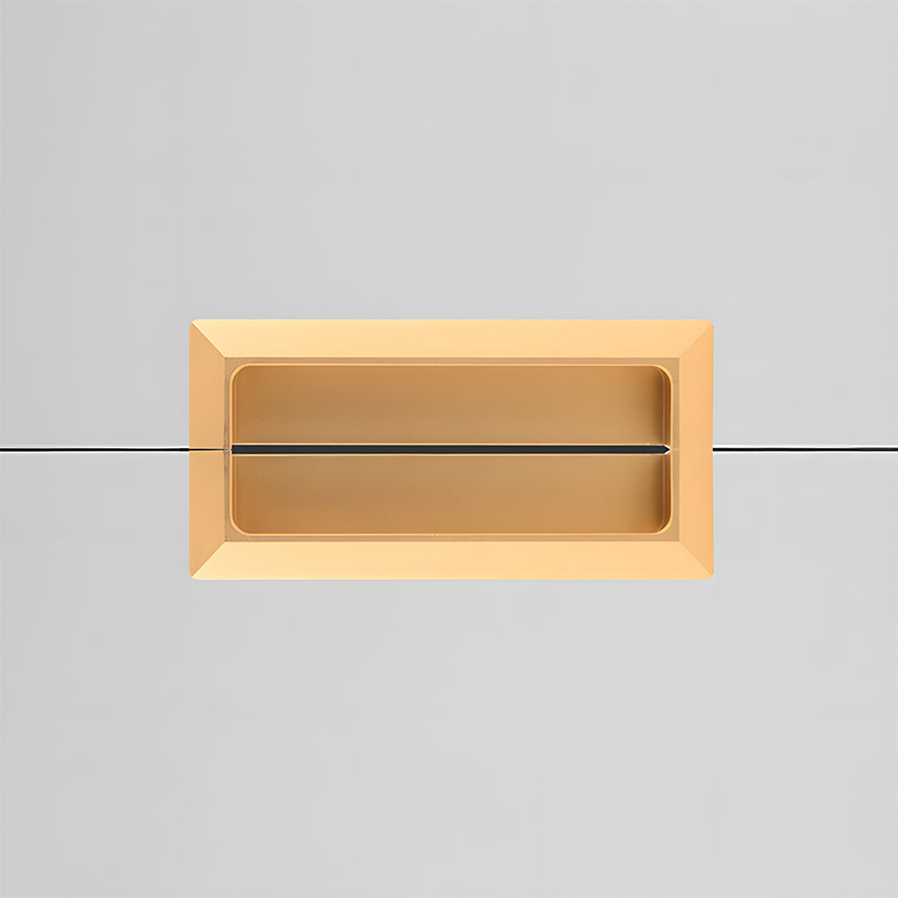 Modern Rectangular Recessed Finger Pull Handles