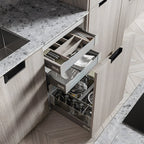Modern Rectangular Recessed Finger Pull Handles
