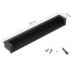 Modern Rectangular Recessed Finger Pull Handles