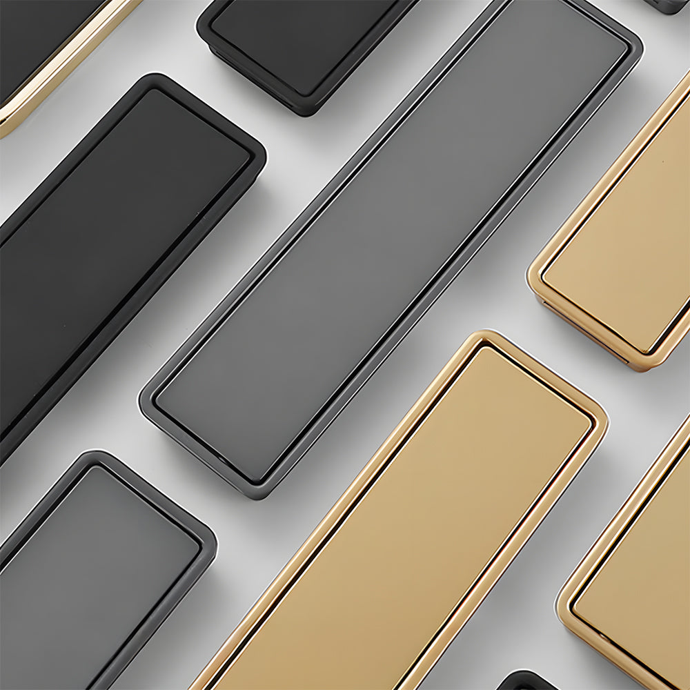 Modern Rectangular & Square Recessed Cupboard Handles