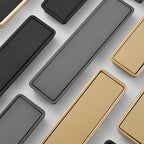 Modern Rectangular & Square Recessed Cupboard Handles