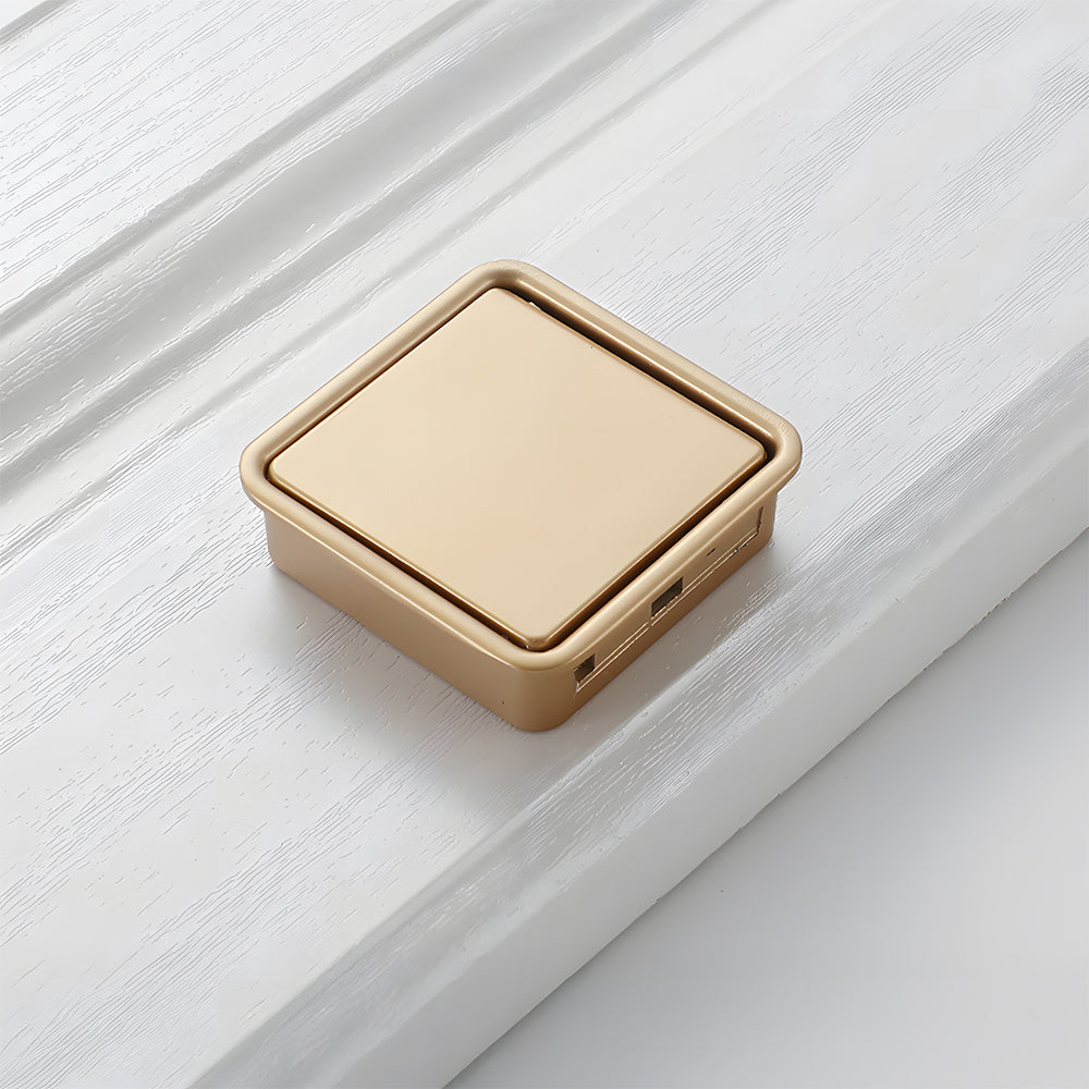 Modern Rectangular & Square Recessed Cupboard Handles