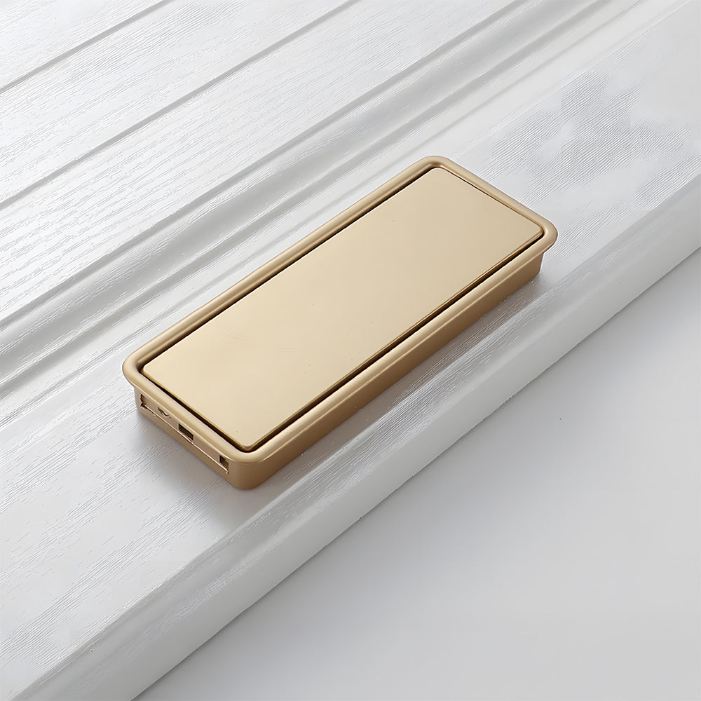 Modern Rectangular & Square Recessed Cupboard Handles