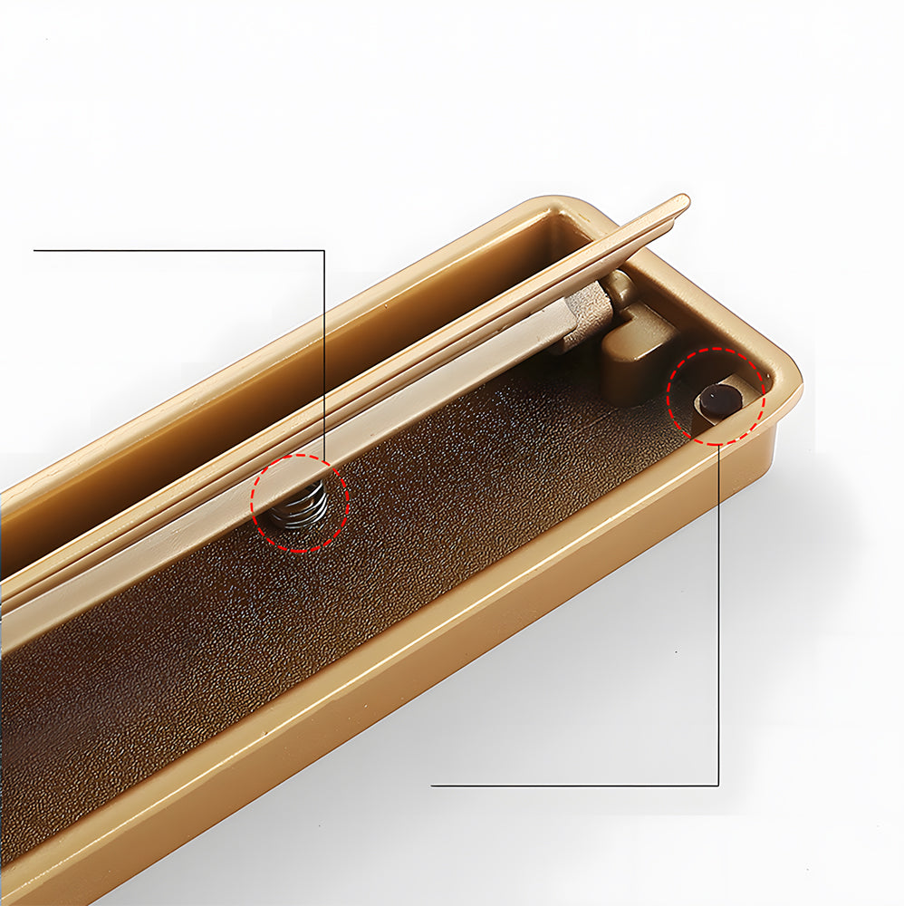 Modern Rectangular & Square Recessed Cupboard Handles