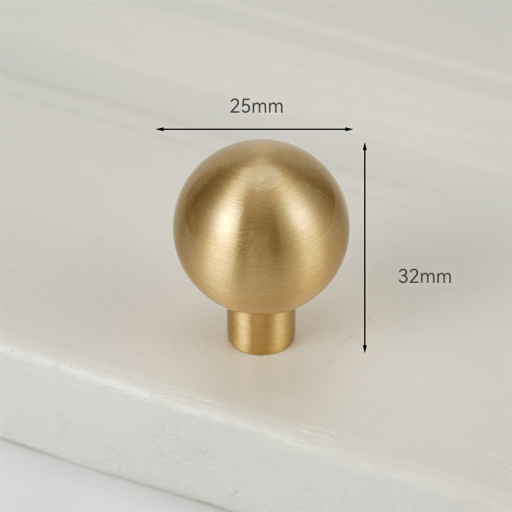 Modern Reeded Brass T-Bar Wardrobe Handles and Knobs