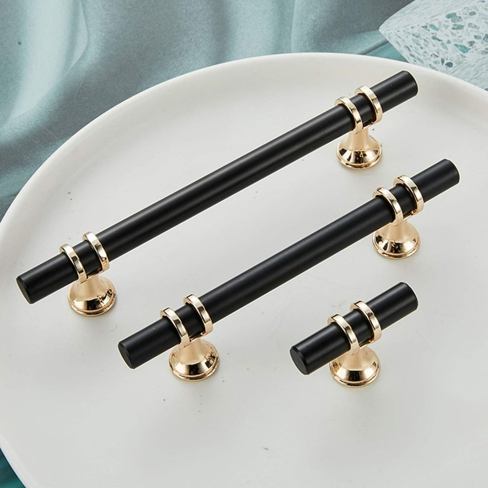 Modern Ringed T-Bar Drawer Handles & Knobs