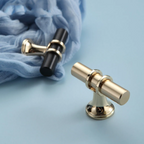 Modern Ringed T-Bar Drawer Handles & Knobs
