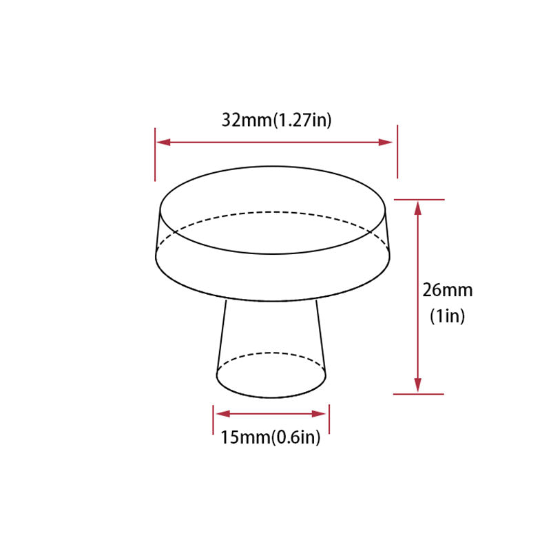 Modern Round Brushed Nickel Drawer Knobs