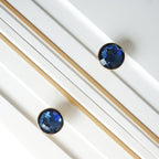 Modern Round Coloured Crystal Cupboard Knobs