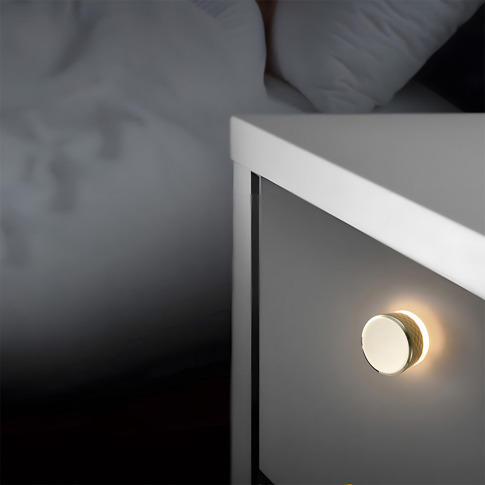 Modern Round Cupboard Knobs with Night Glow