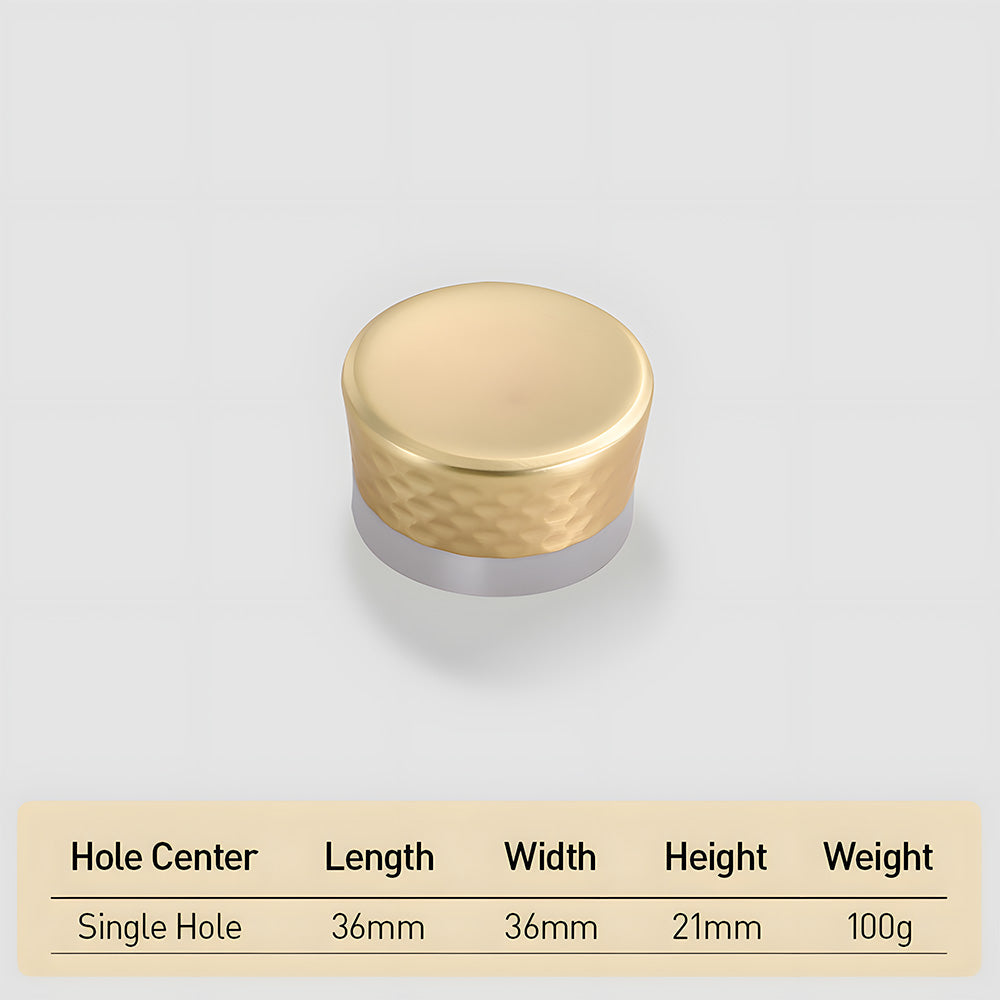 Modern Round Cupboard Knobs with Night Glow