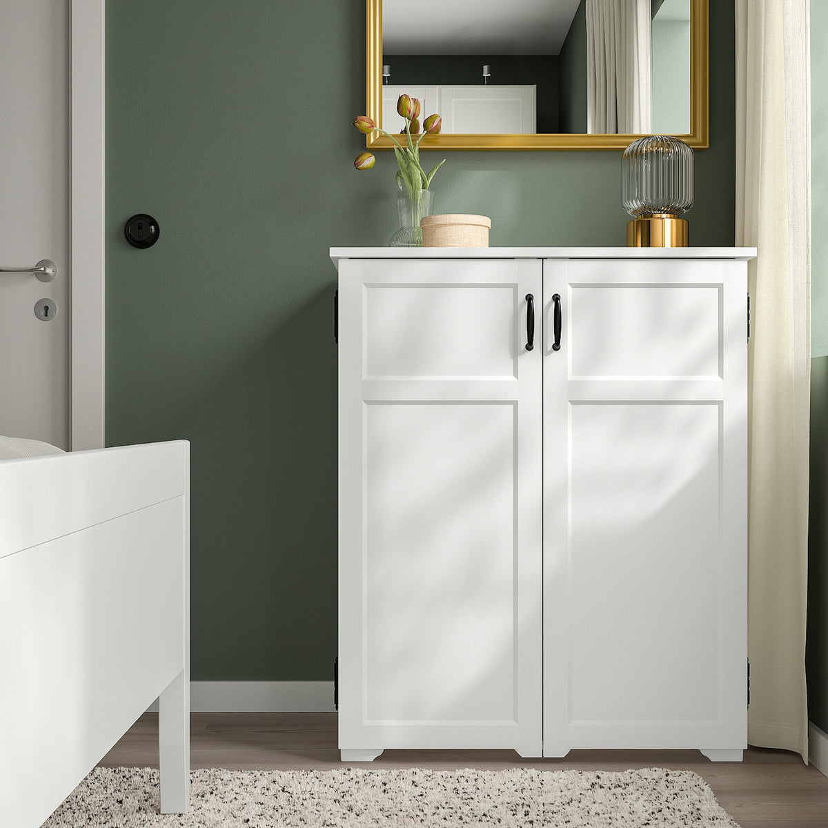 Modern Round-Foot Cupboard D Handles & Ringed Knobs