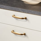 Modern Round-Foot Cupboard D Handles & Ringed Knobs