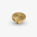 Modern Round Textured Solid Brass Cupboard Knobs