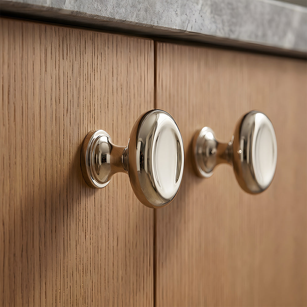 Modern Round & Square Concave Cupboard Knobs