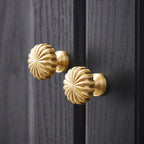 Modern Round and T-Bar Gold Cupboard Knobs