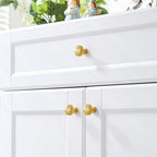 Modern Round and T-Bar Gold Cupboard Knobs
