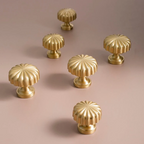 Modern Round and T-Bar Gold Cupboard Knobs