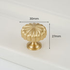 Modern Round and T-Bar Gold Cupboard Knobs