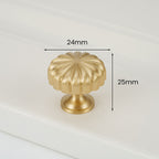Modern Round and T-Bar Gold Cupboard Knobs