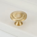 Modern Round and T-Bar Gold Cupboard Knobs