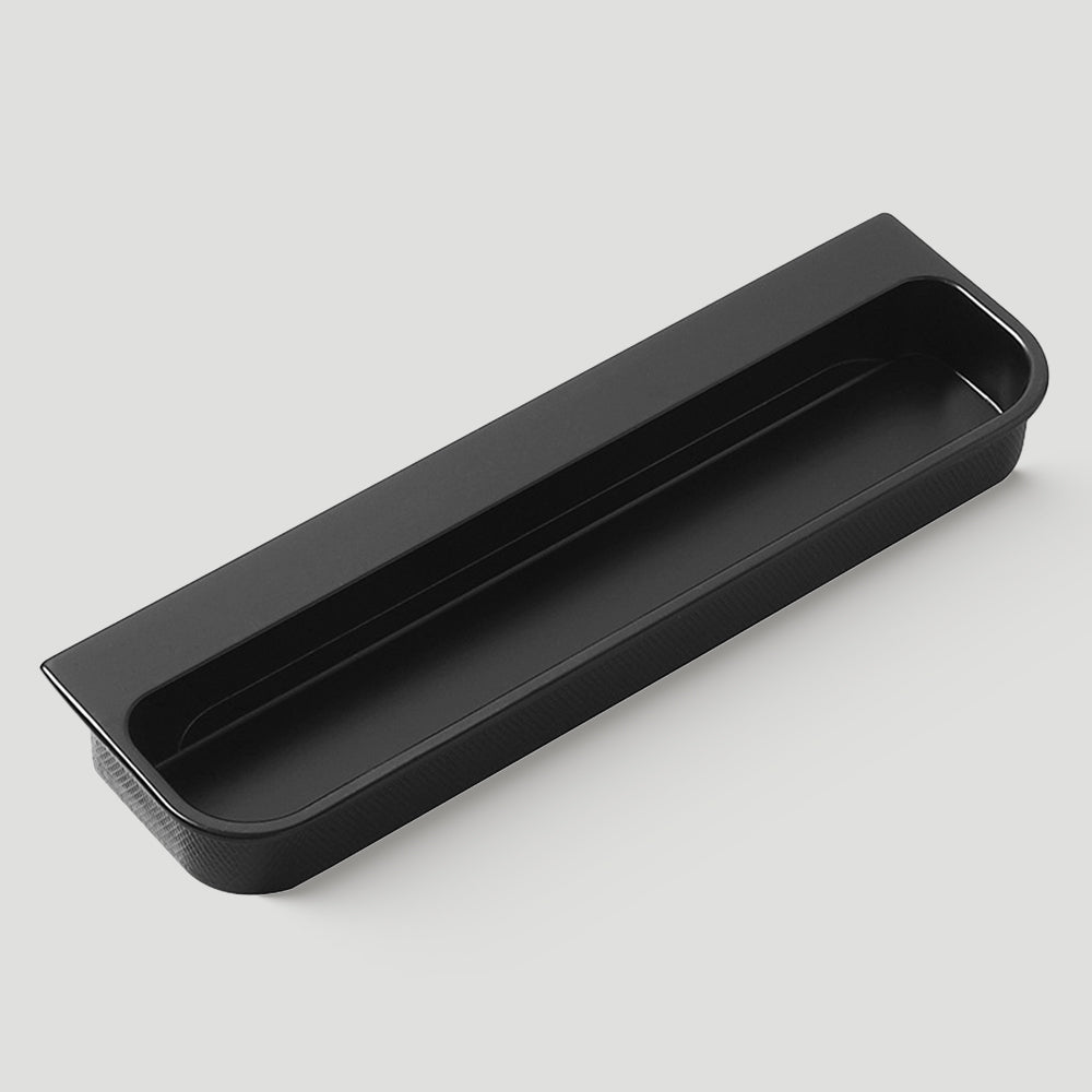 Modern Rounded-Corner Recessed Drawer Handles