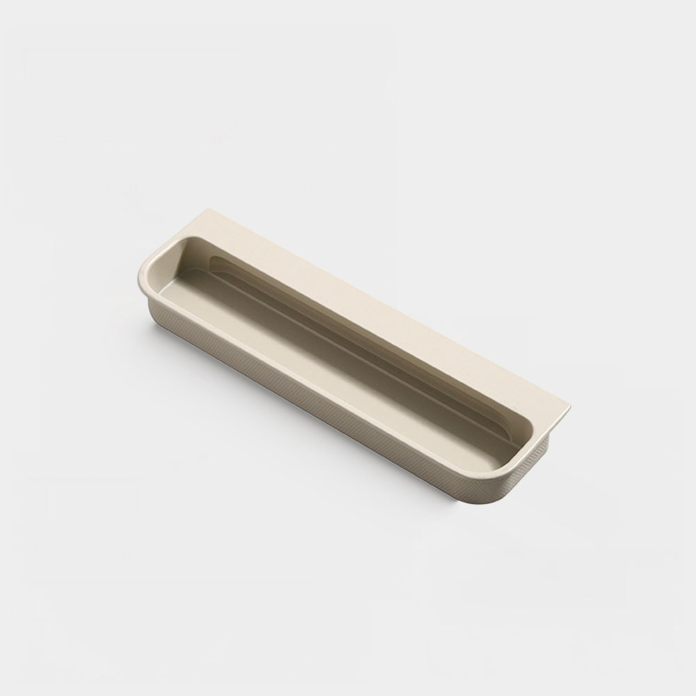 Modern Rounded-Corner Recessed Drawer Handles