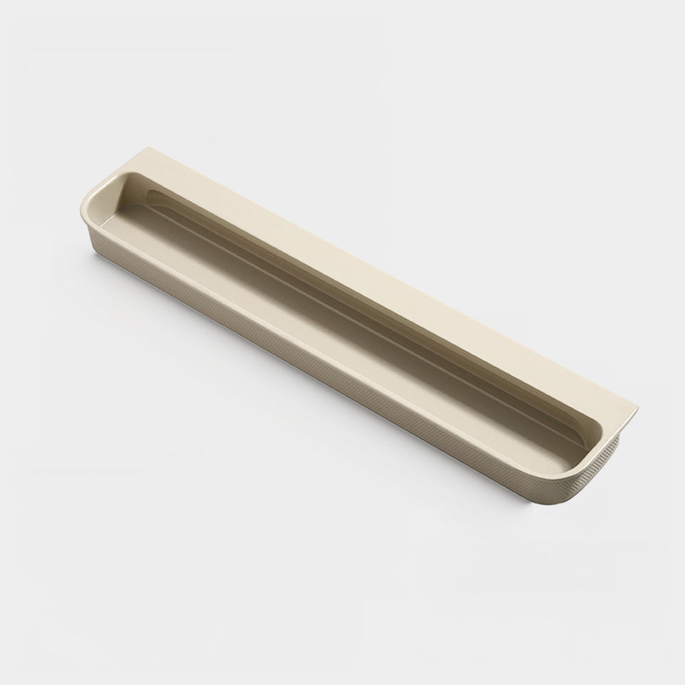 Modern Rounded-Corner Recessed Drawer Handles