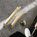 Modern Rounded-End Flat Bar Cupboard Handles & Knobs