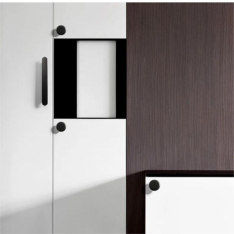 Modern Rounded-End Flat Bar Cupboard Handles & Knobs