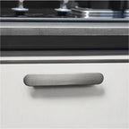 Modern Rounded-End Flat Bar Cupboard Handles & Knobs