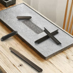 Modern Rounded Flat Bar Solid Brass Cupboard Handles