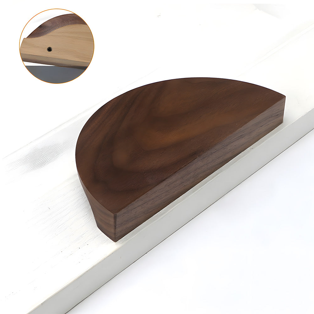 Modern Semi-Circle Wooden Drawer Handles